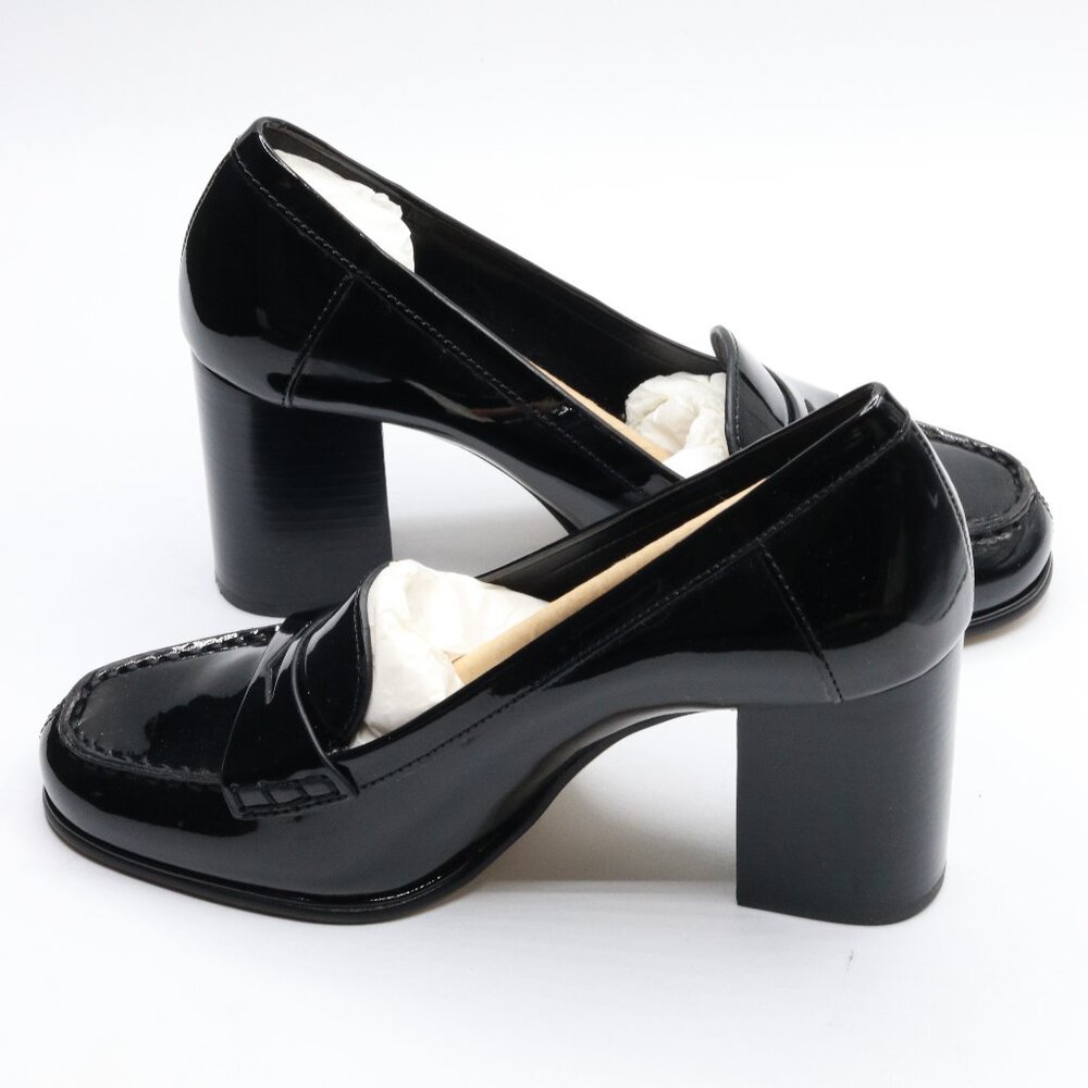 Michael Kors Buchanan Mid Loafer Black 5 M Womens